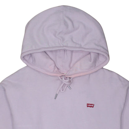 Levi's Men's Pink XS Pullover Hoodie with Logo