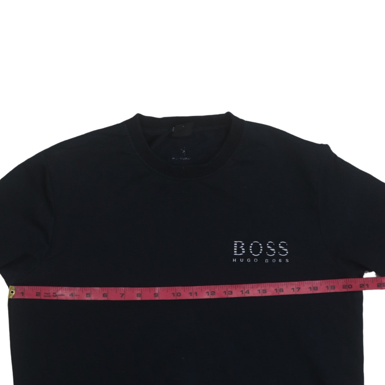 Hugo Boss Men's Black Regular Fit Logo Sweatshirt Size L