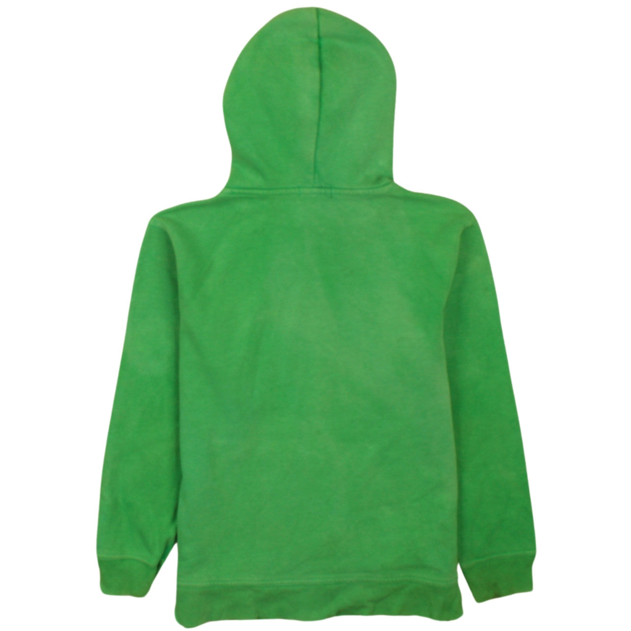 GAP Boys Green Pullover Hoodie 12 Years Fleece Lined Logo Sweatshirt