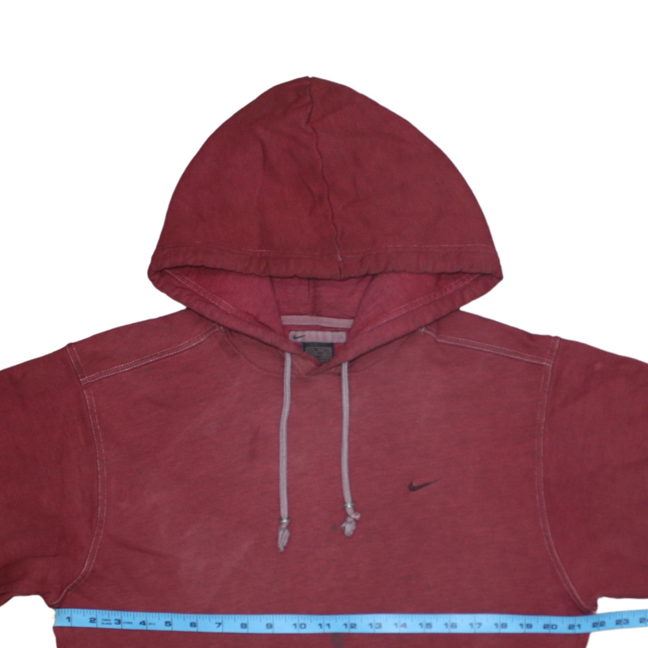 Nike Men's Red Pullover Hoodie Size M Regular Fit Sportswear