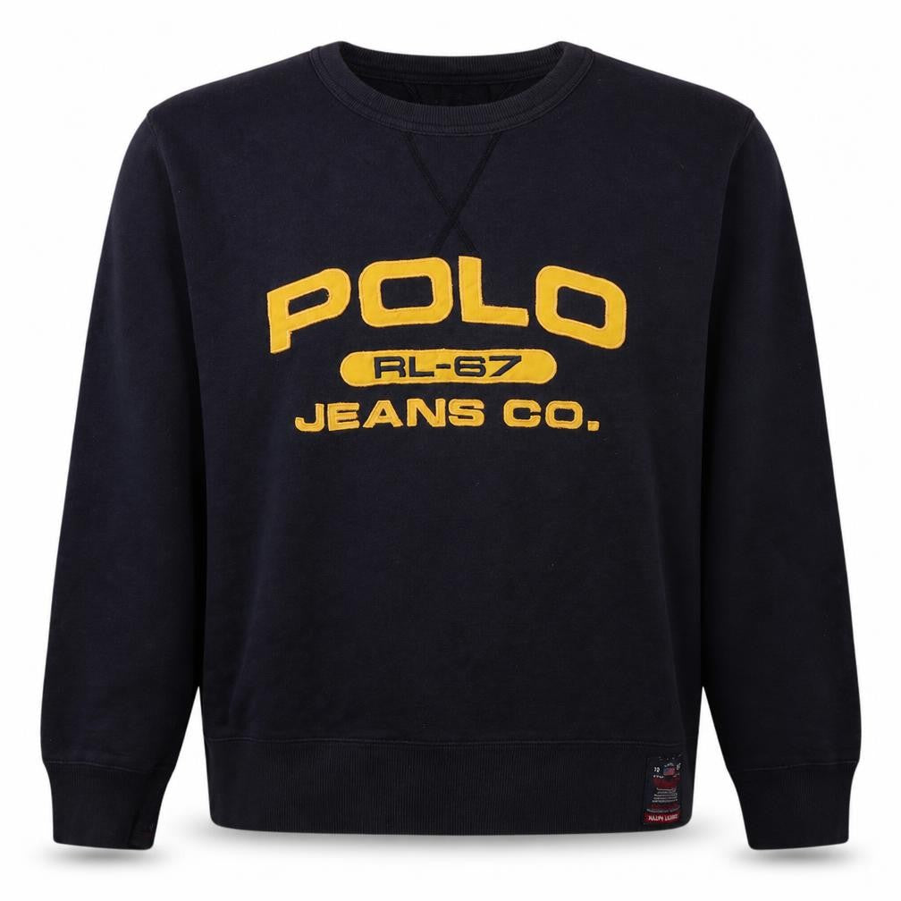 Ralph Lauren Polo Jeans Co Navy Blue Men's Small Crew Neck Sweatshirt