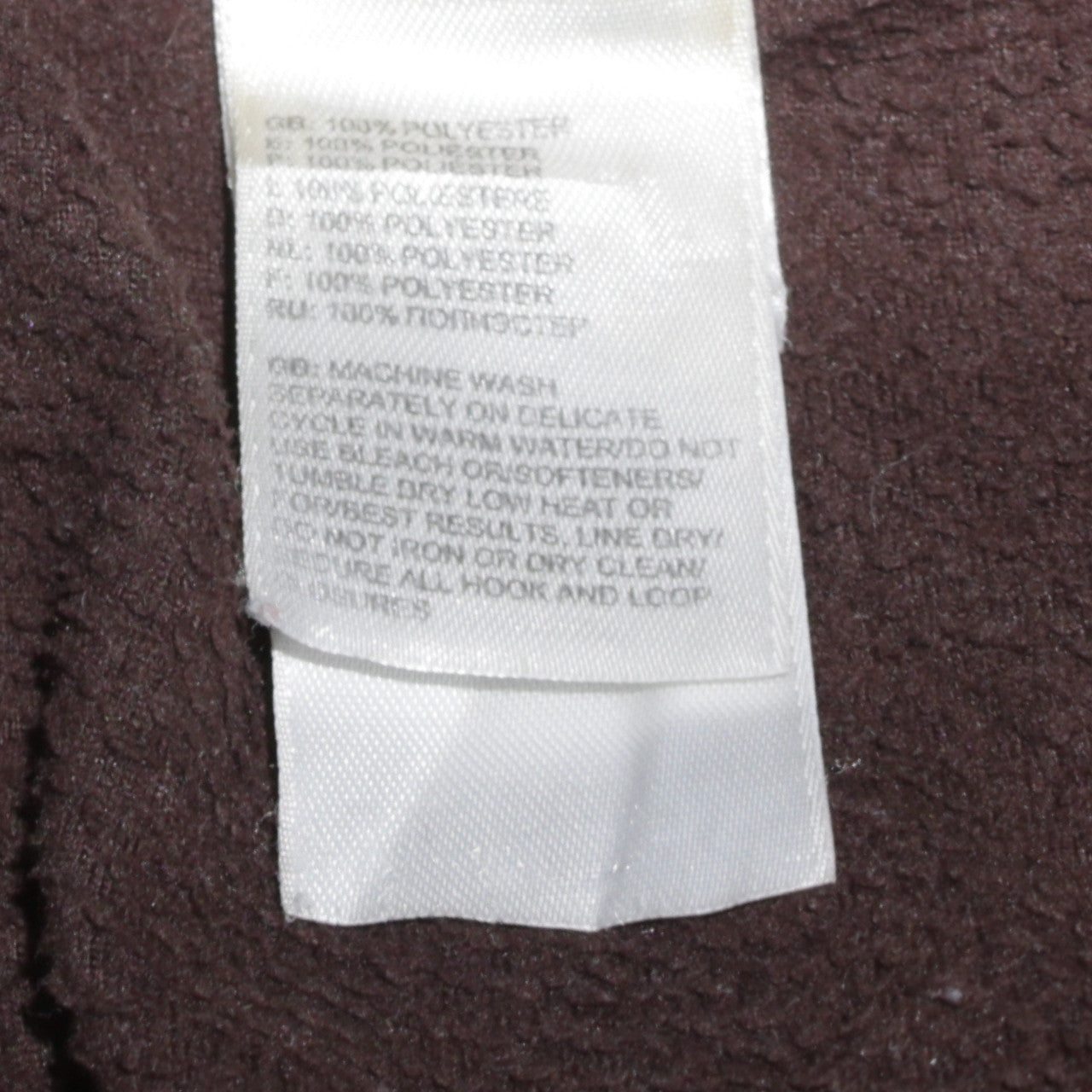 The North Face Men’s Brown Fleece 1/4 Zip Pullover Sweatshirt M