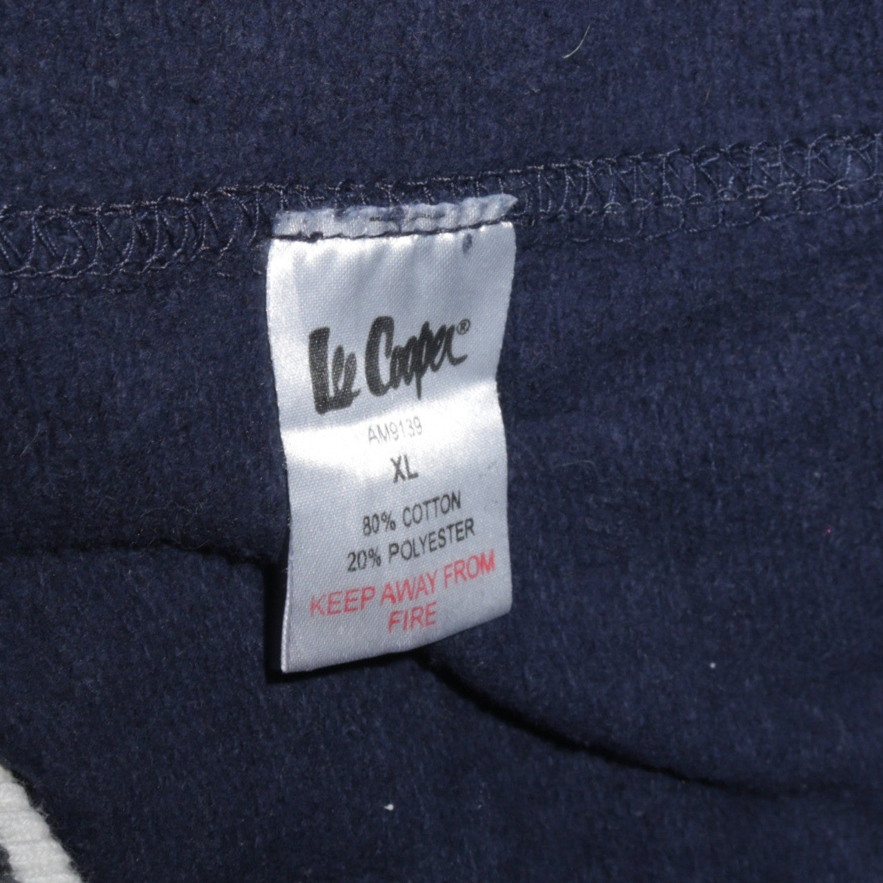 Lee Cooper Men's Blue XL Pullover Hoodie Vintage Style