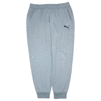 Additional front view of Puma Men's Grey Jogger Sweatpants L Activewear Trousers