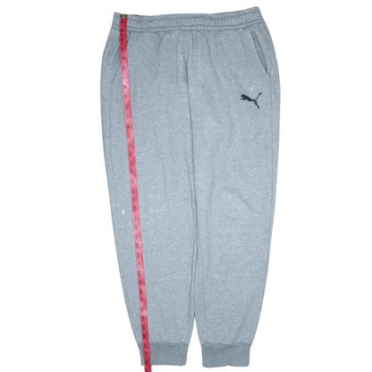 Back view of Puma Men's Grey Jogger Sweatpants L Activewear Trousers