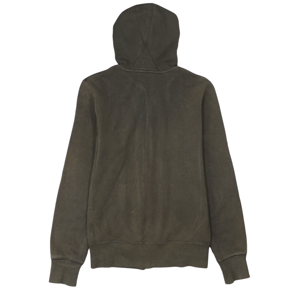Nike Womens Green Full Zip Hoodie L Fleece Cotton Blend Casual