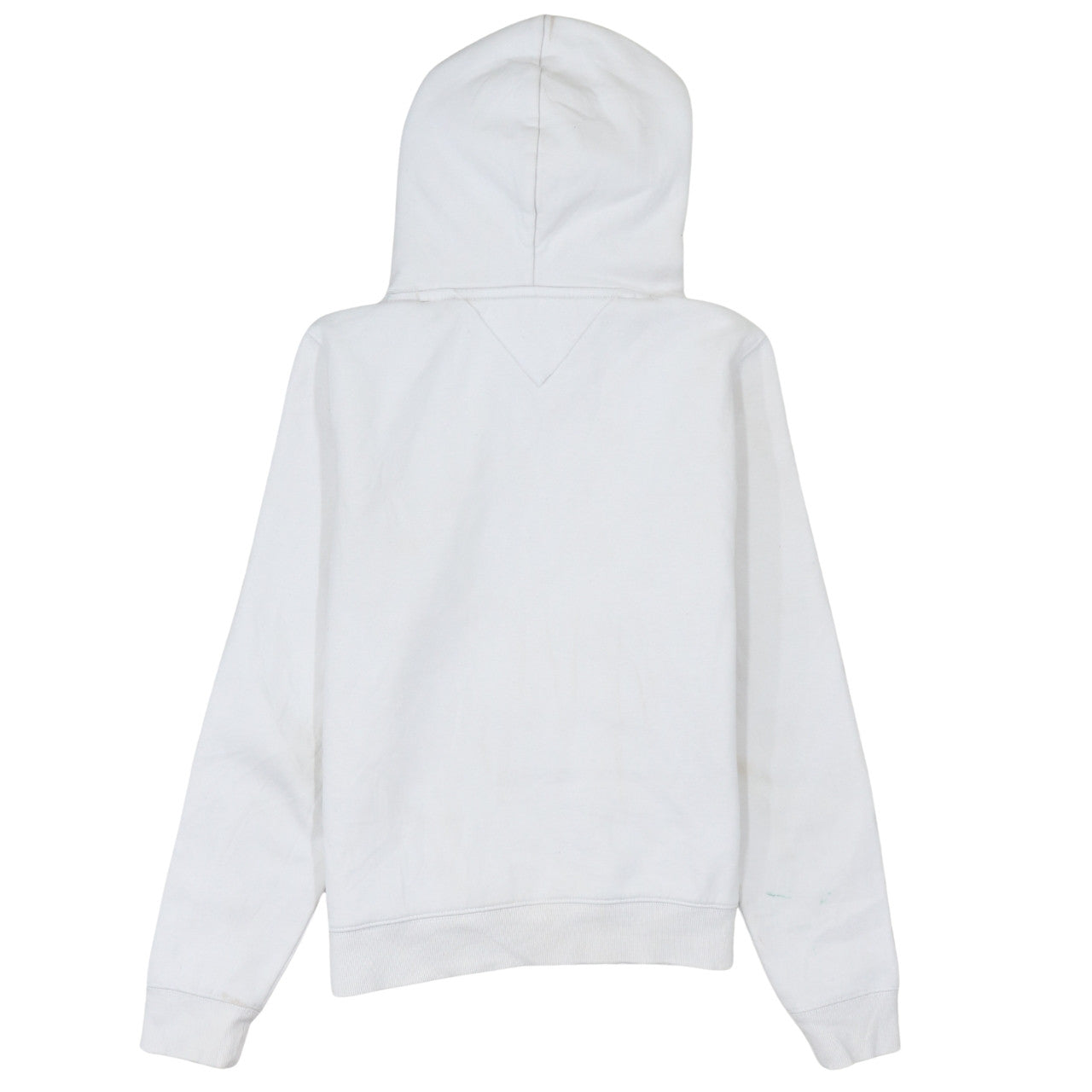 Tommy Jeans Men's White Pullover Hoodie Size S Logo Cotton Blend