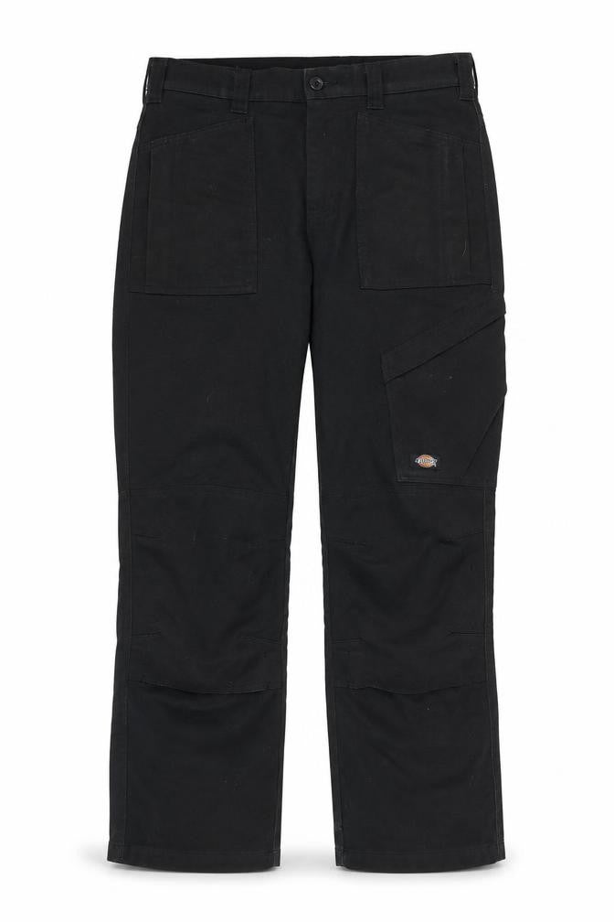 Dickies Men’s Black Cargo Work Trousers W32 L30 Cotton Blend