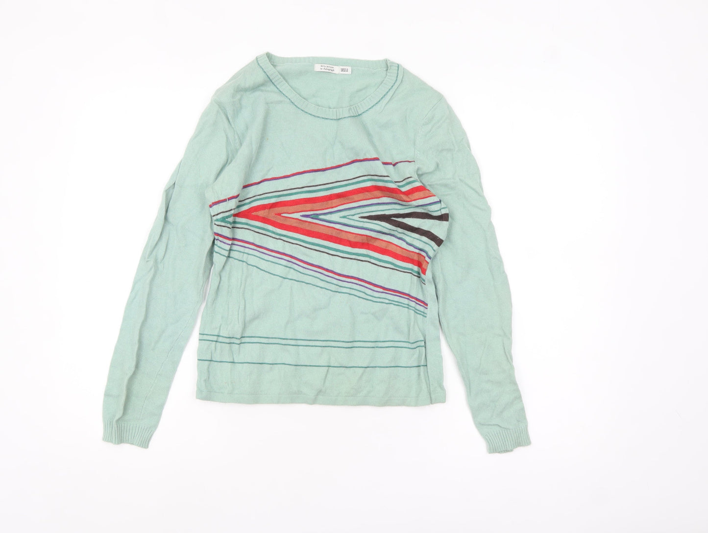 Marks and Spencer Women Green Medium Pullover Jumper