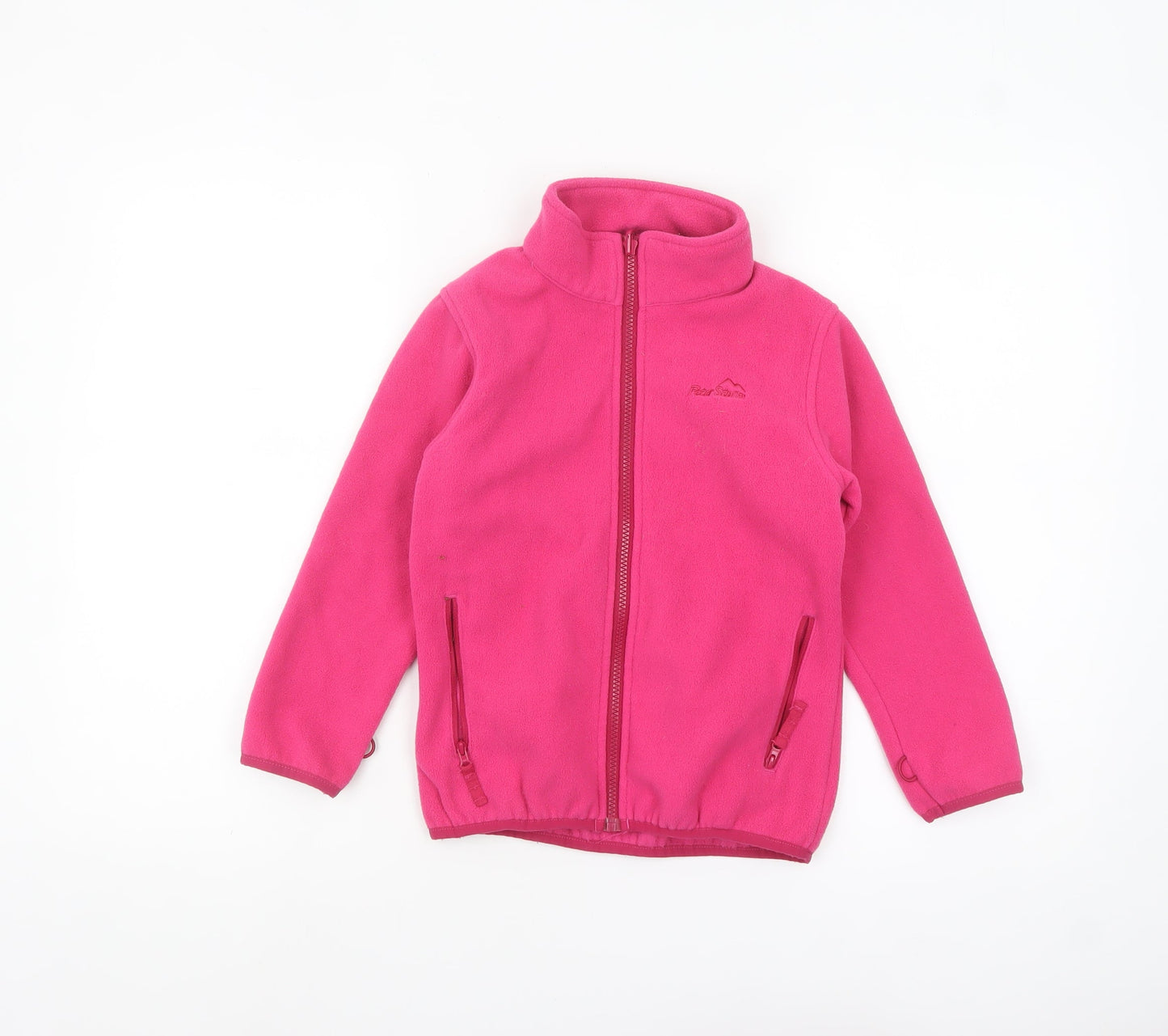 Peter Storm Girls Pink Fleece Full Zip Jacket 7-8 Years