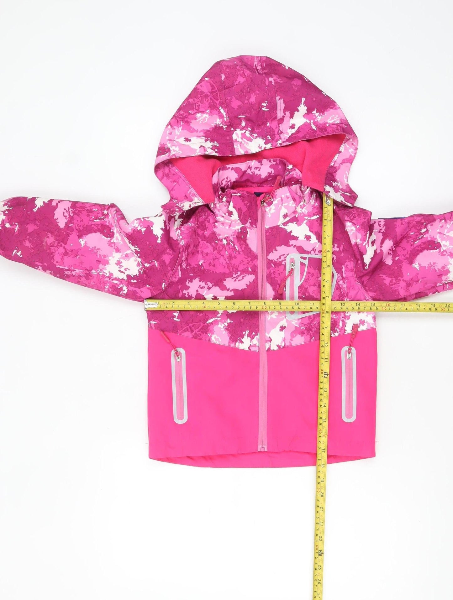 Top&Sky Kids Girls Pink Camouflage Hooded Waterproof Rain Jacket 4-5 Years