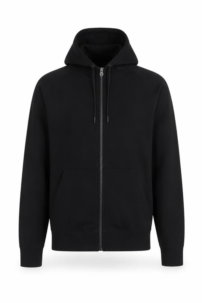 Marks and Spencer Men's Black Full Zip Hoodie Size S Regular Fit