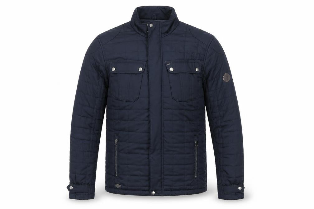 Regatta Men's Blue Quilted Mid-Length Jacket Size S Outdoor Style