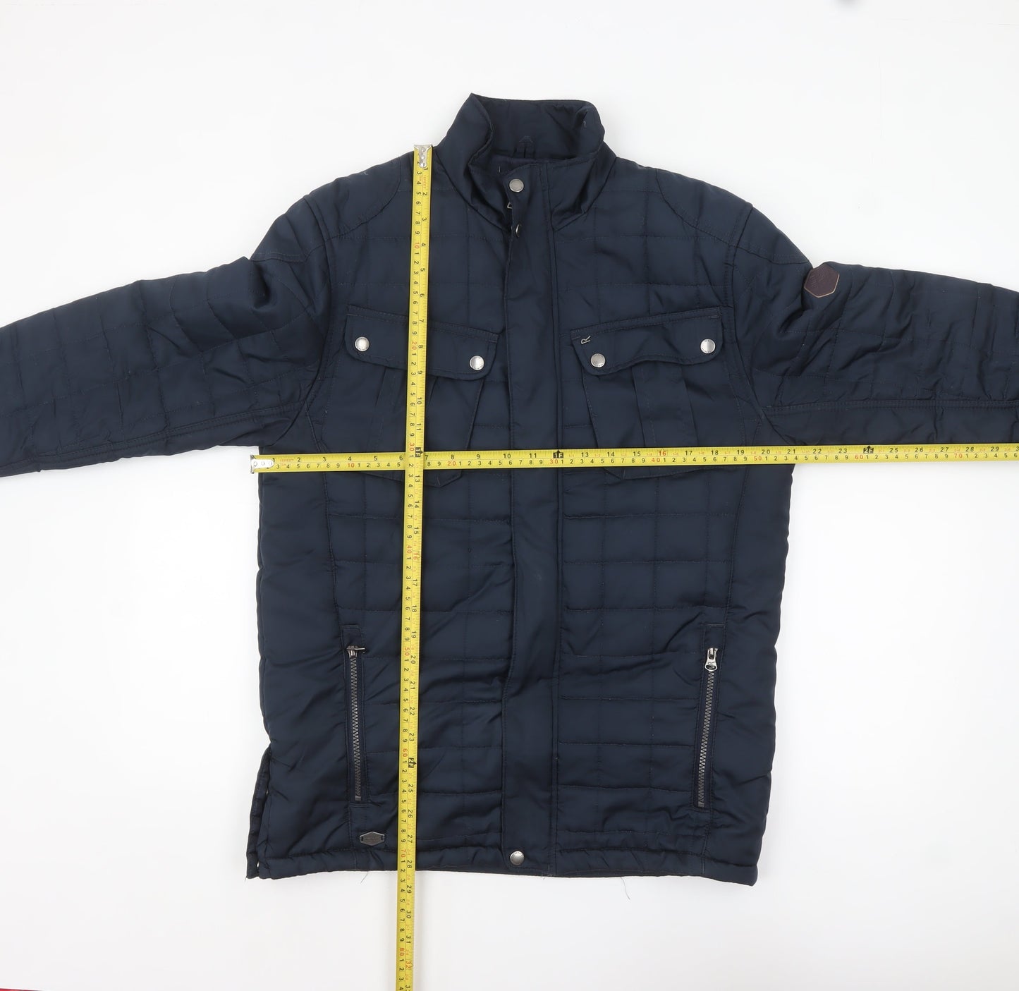 Regatta Men's Blue Quilted Mid-Length Jacket Size S Outdoor Style