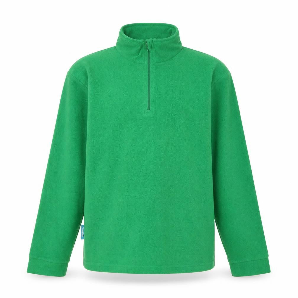 Mountain Warehouse Kids Green Fleece 1/2 Zip Sweatshirt Boys 13 Years