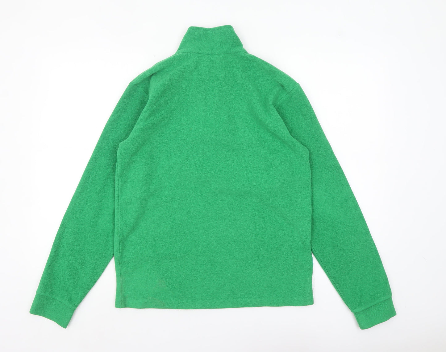 Mountain Warehouse Kids Green Fleece 1/2 Zip Sweatshirt Boys 13 Years