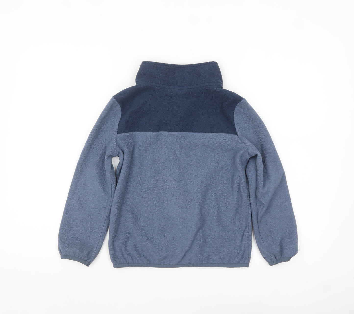 Puma Boys Blue Fleece Henley Sweatshirt Size 10 Years