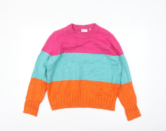 Next Women’s Multicoloured Crew Neck Knit Jumper Medium