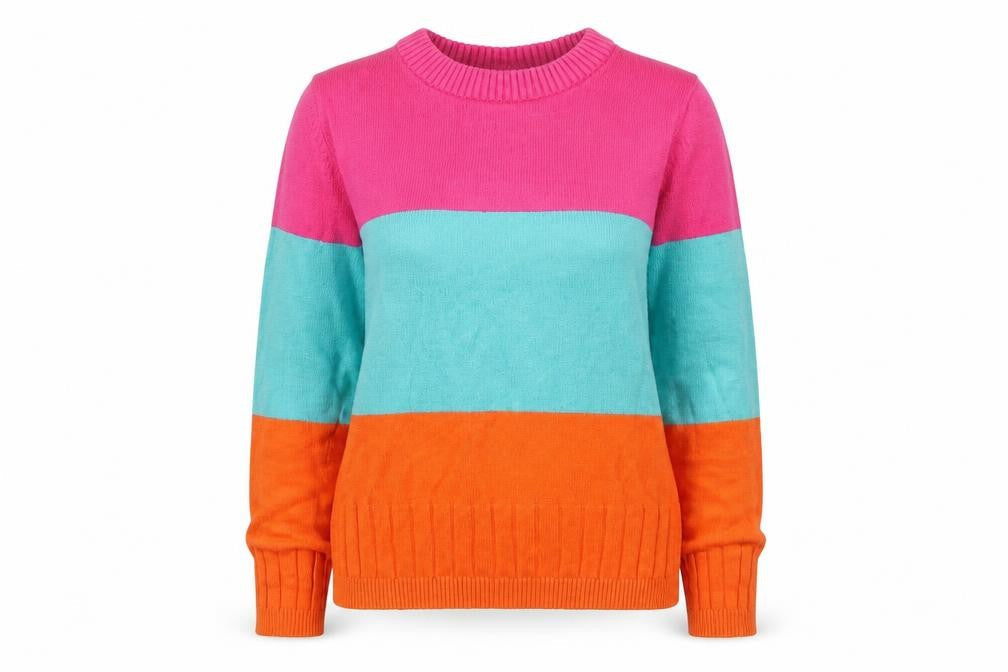 Next Women’s Multicoloured Crew Neck Knit Jumper Medium