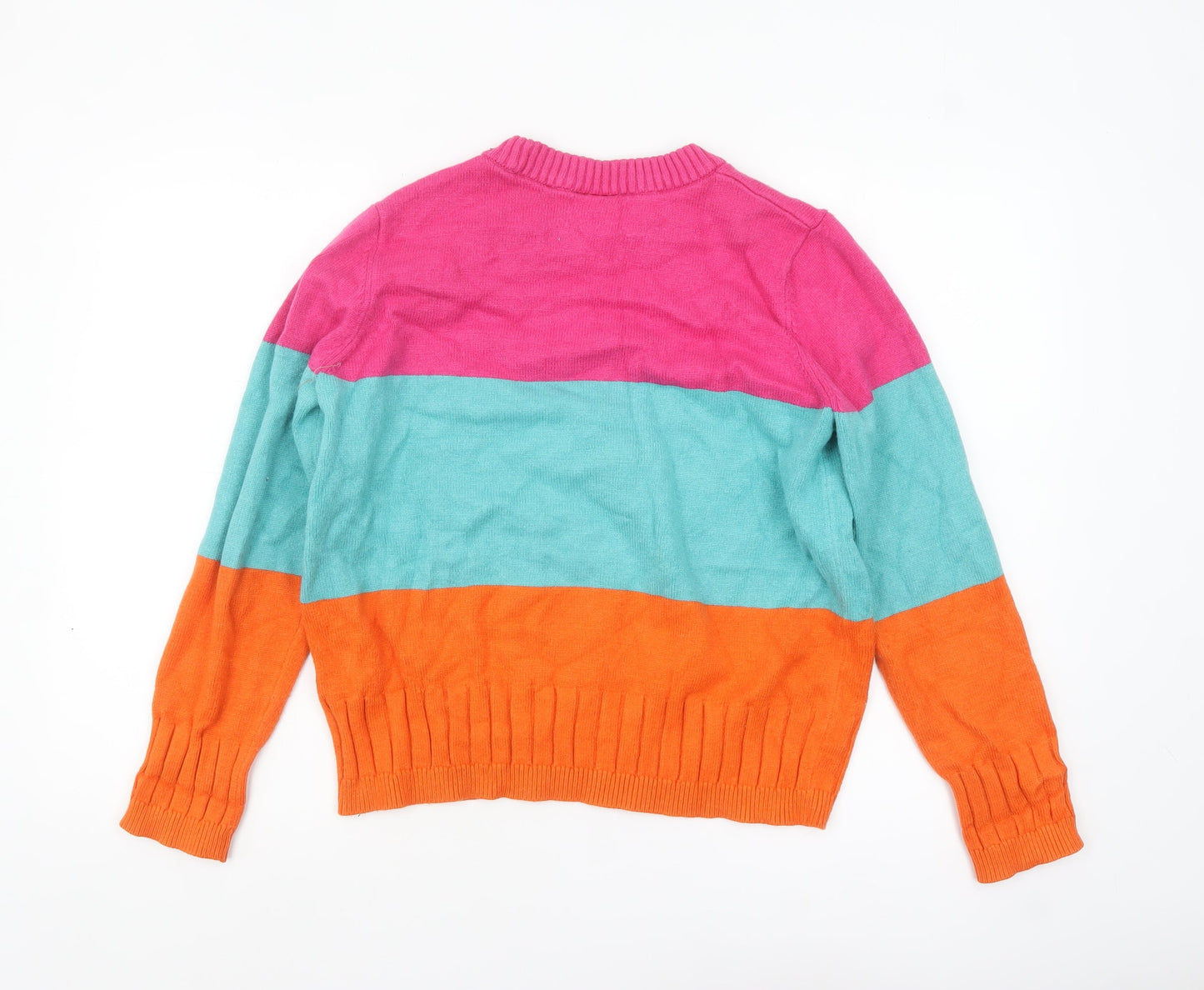 Next Women’s Multicoloured Crew Neck Knit Jumper Medium