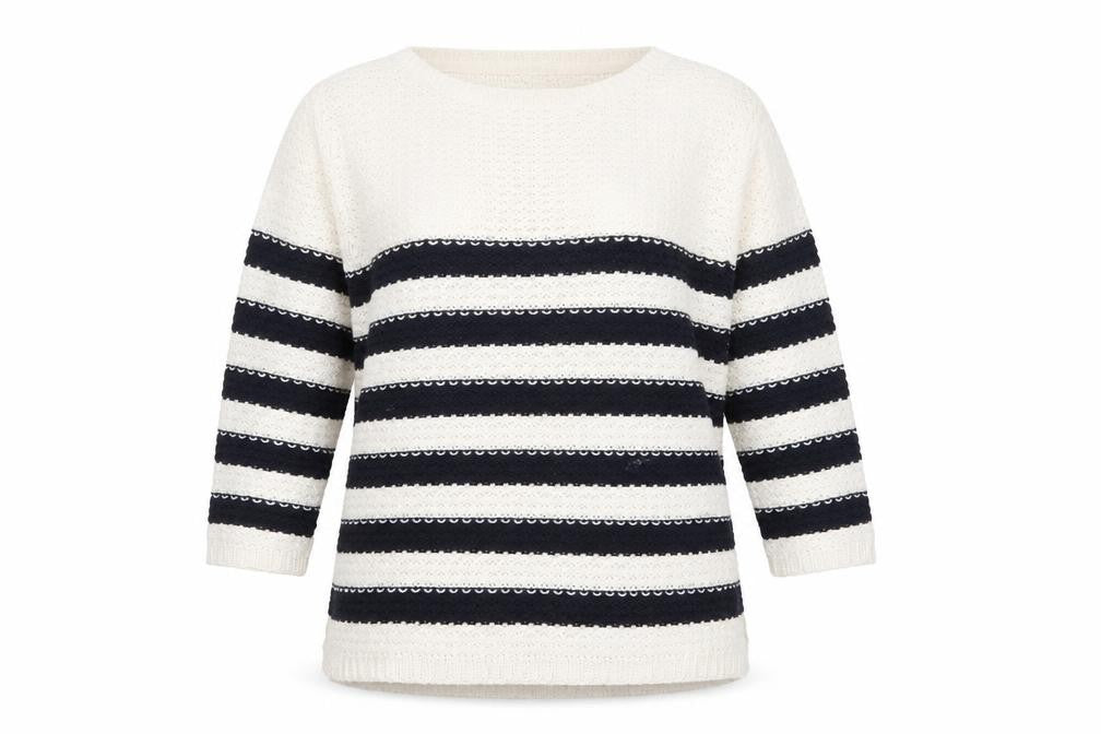 BHS Women’s Multicoloured Striped Knit Jumper Size 14