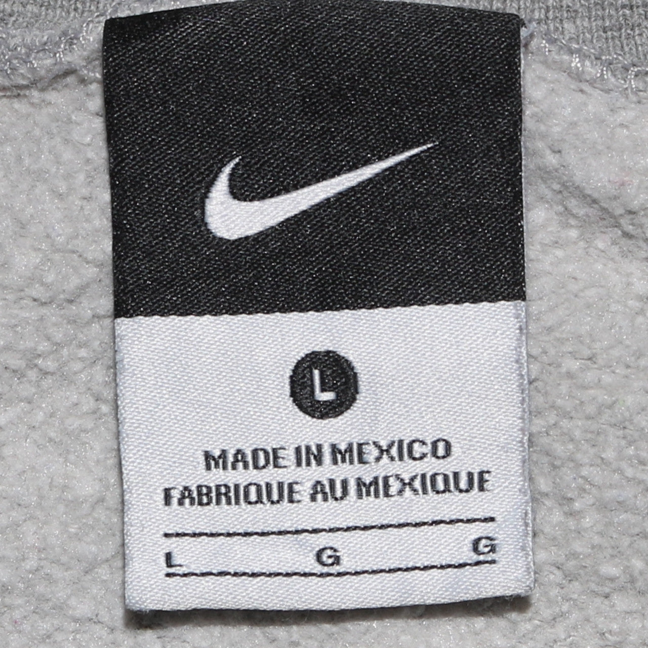 Nike Mens Grey East Union Basketball Sweatshirt L Pullover