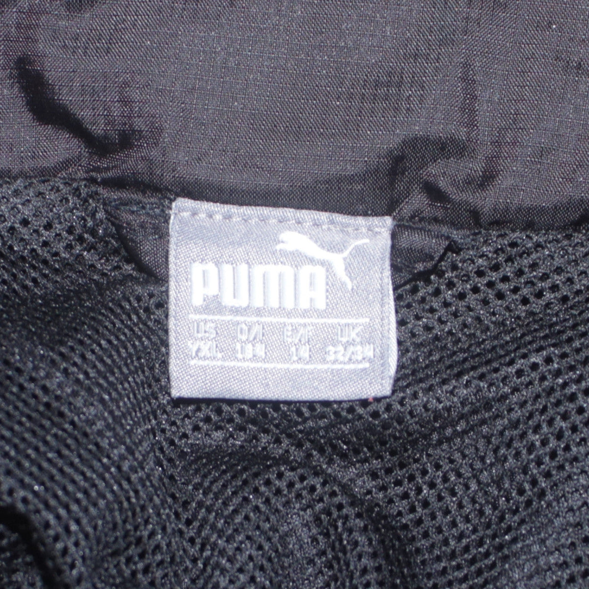 Puma Boys Black Hooded Windbreaker Jacket 14 Years Full Zip Lightweight
