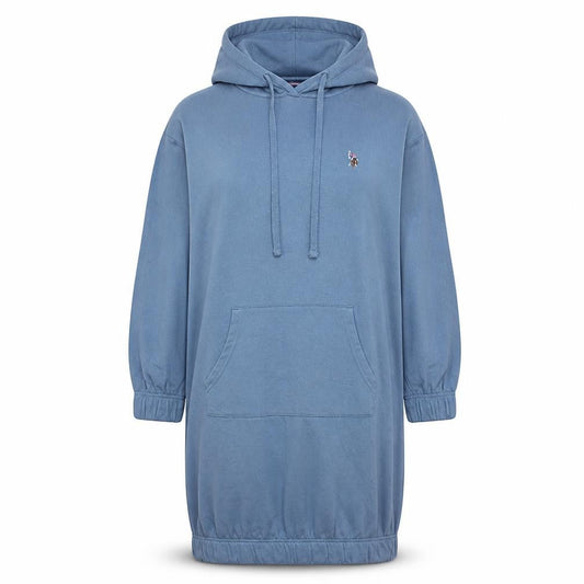 U.S. Polo Assn. Women’s Grey Hoodie T-Shirt Dress S Casual