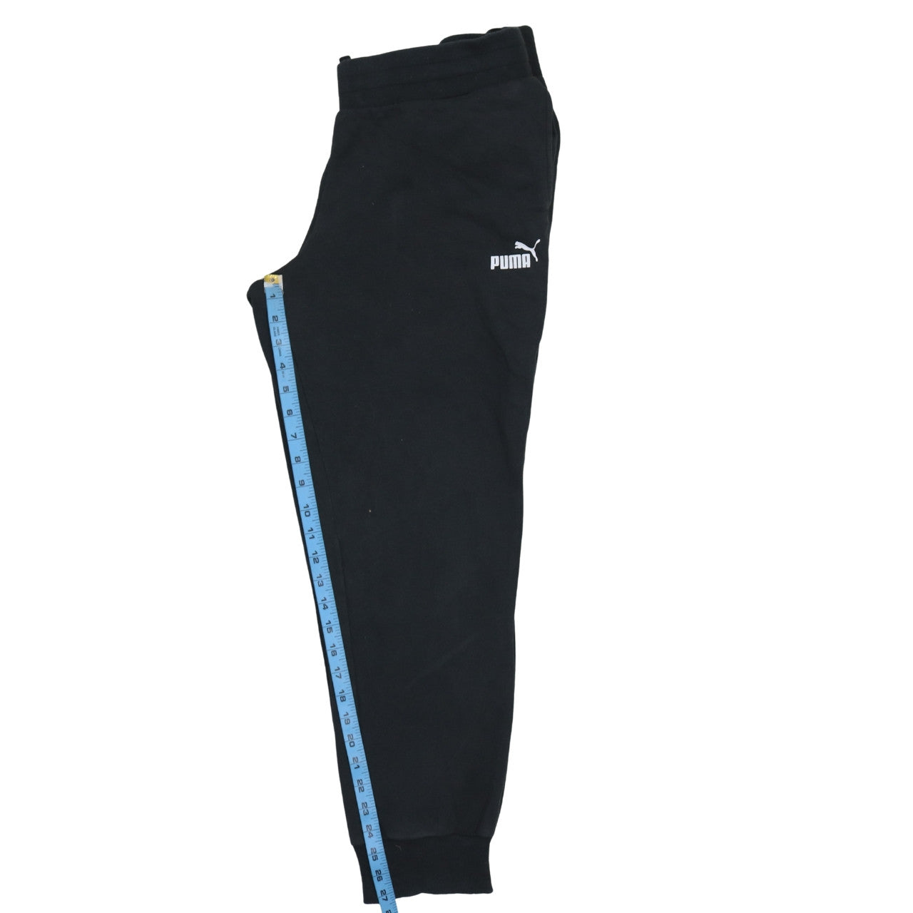 Puma Womens Black Jogger Sweatpants S Cotton Blend Fleece