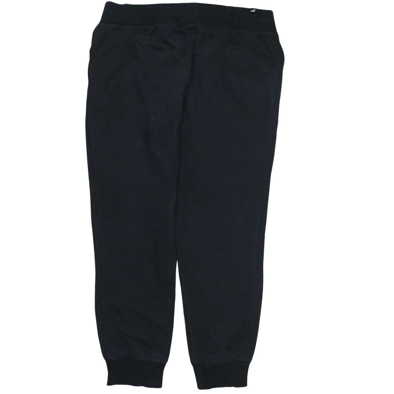 Puma Womens Black Jogger Sweatpants S Cotton Blend Fleece