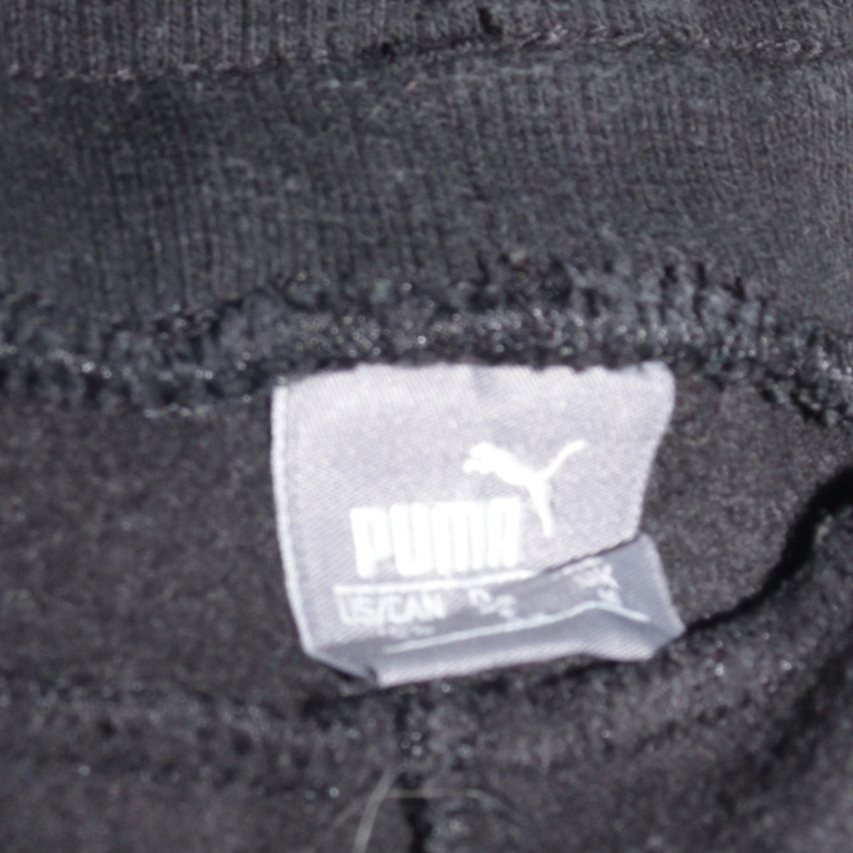 Puma Womens Black Jogger Sweatpants S Cotton Blend Fleece
