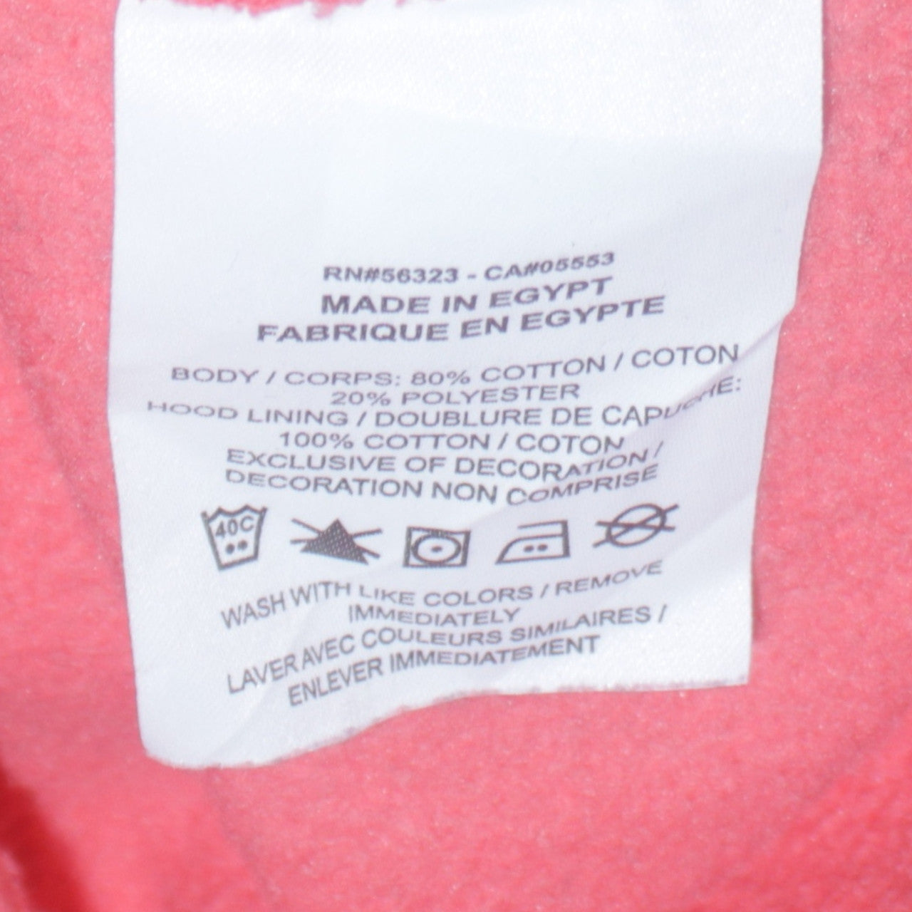 Nike Women Coral Pink Hoodie XL Pullover Cotton Blend Logo Design