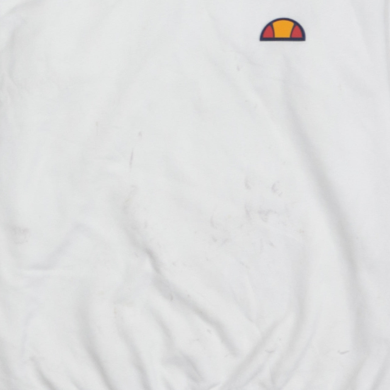 Ellesse Heritage Women's White Pullover Sweatshirt XS Logo Trim