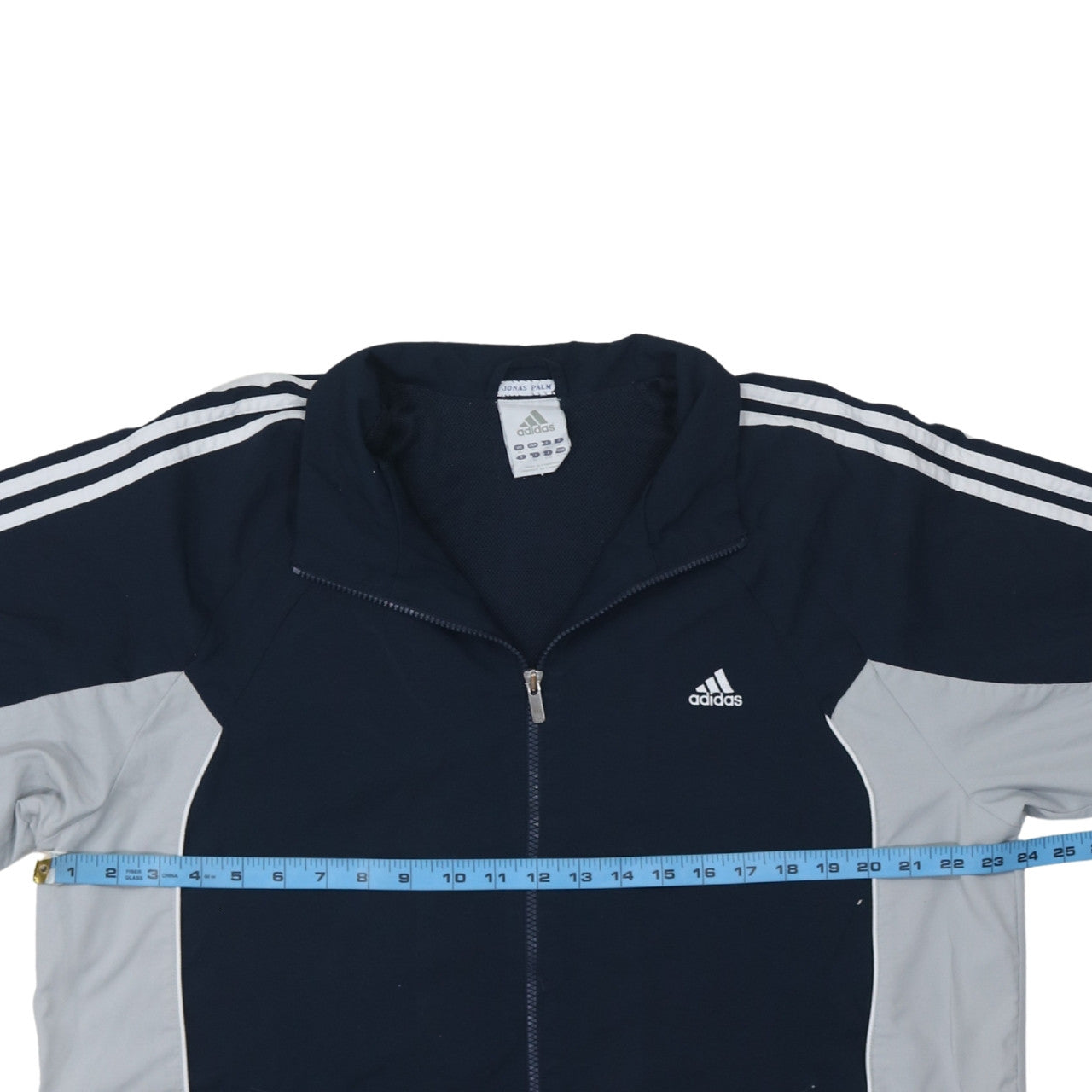 Adidas Men's Blue XL Track Jacket Full Zip Sportswear