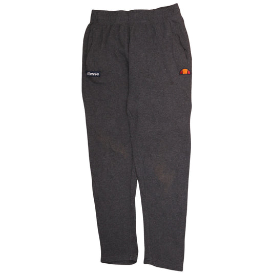 Ellesse Men's Grey Sweatpants S Regular Fit Fleece Joggers