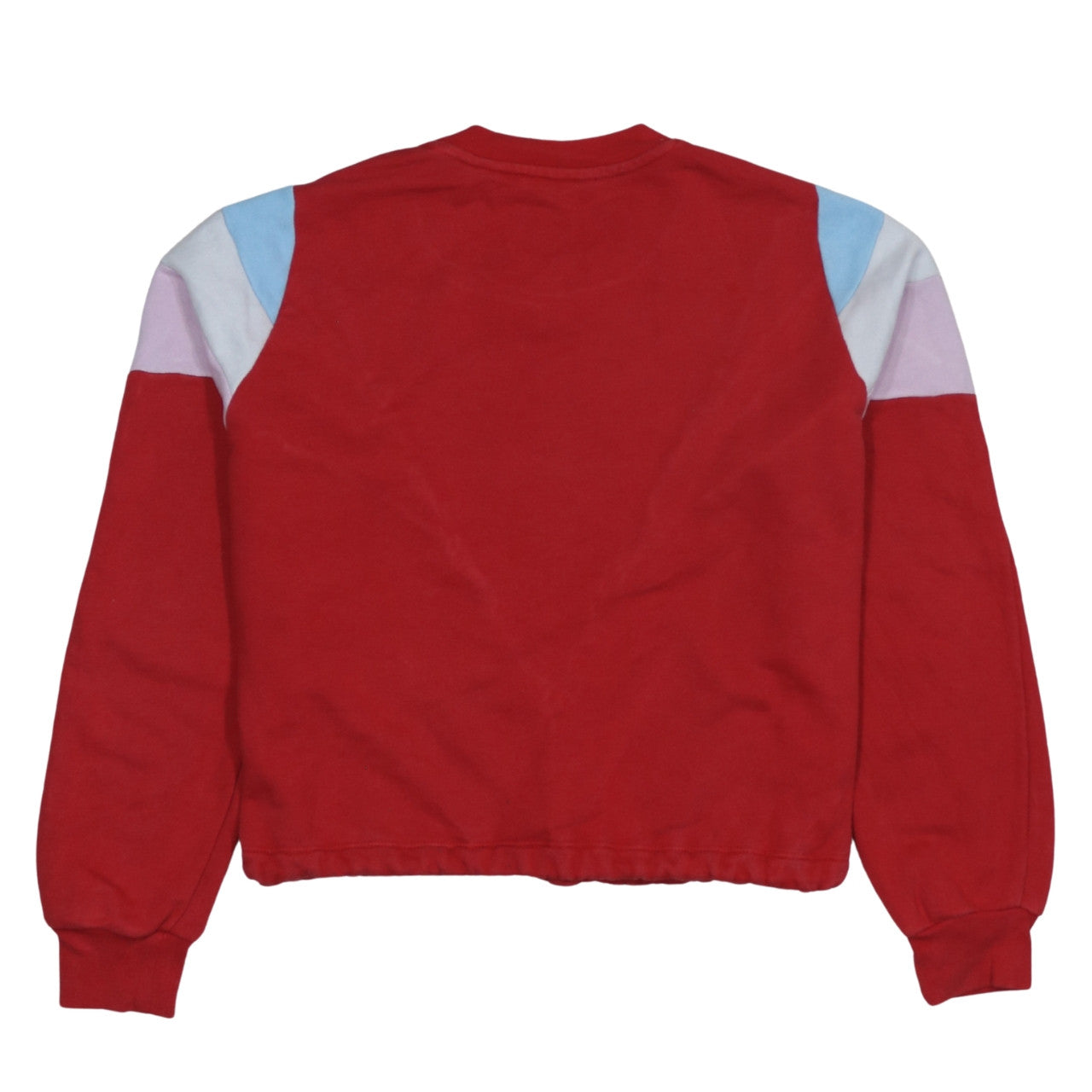 Levi's Womens Red Colourblock Pullover Sweatshirt XS