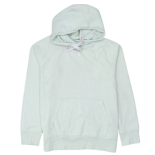 Under Armour Women's Mint Green Pullover Hoodie Medium Loose Fit