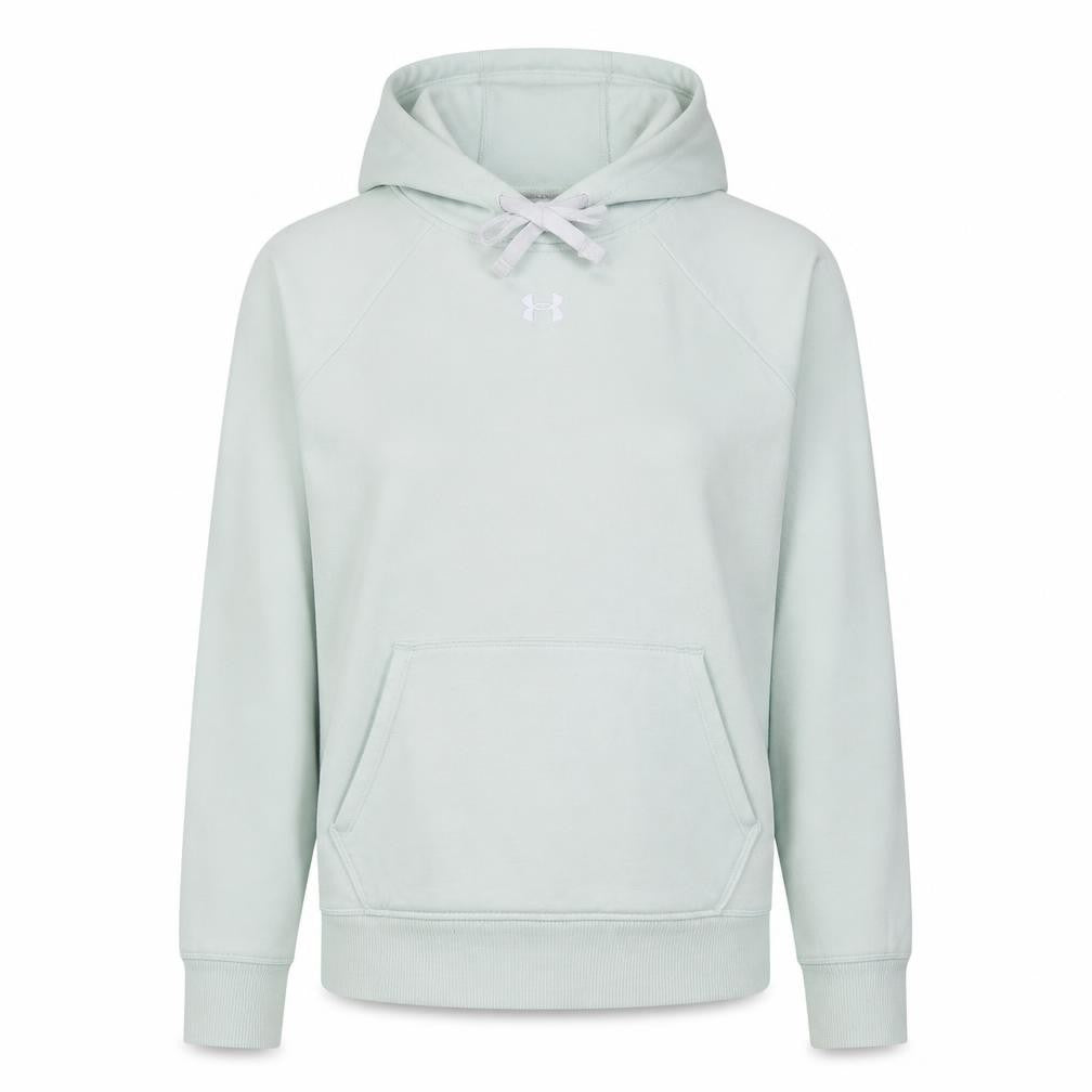 Under Armour Women's Mint Green Pullover Hoodie Medium Loose Fit