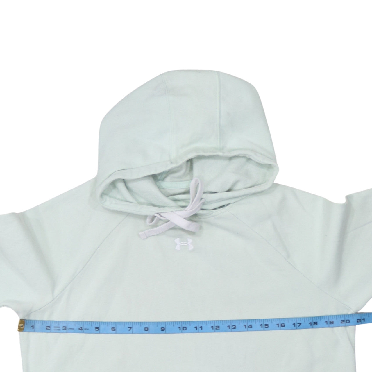 Under Armour Women's Mint Green Pullover Hoodie Medium Loose Fit