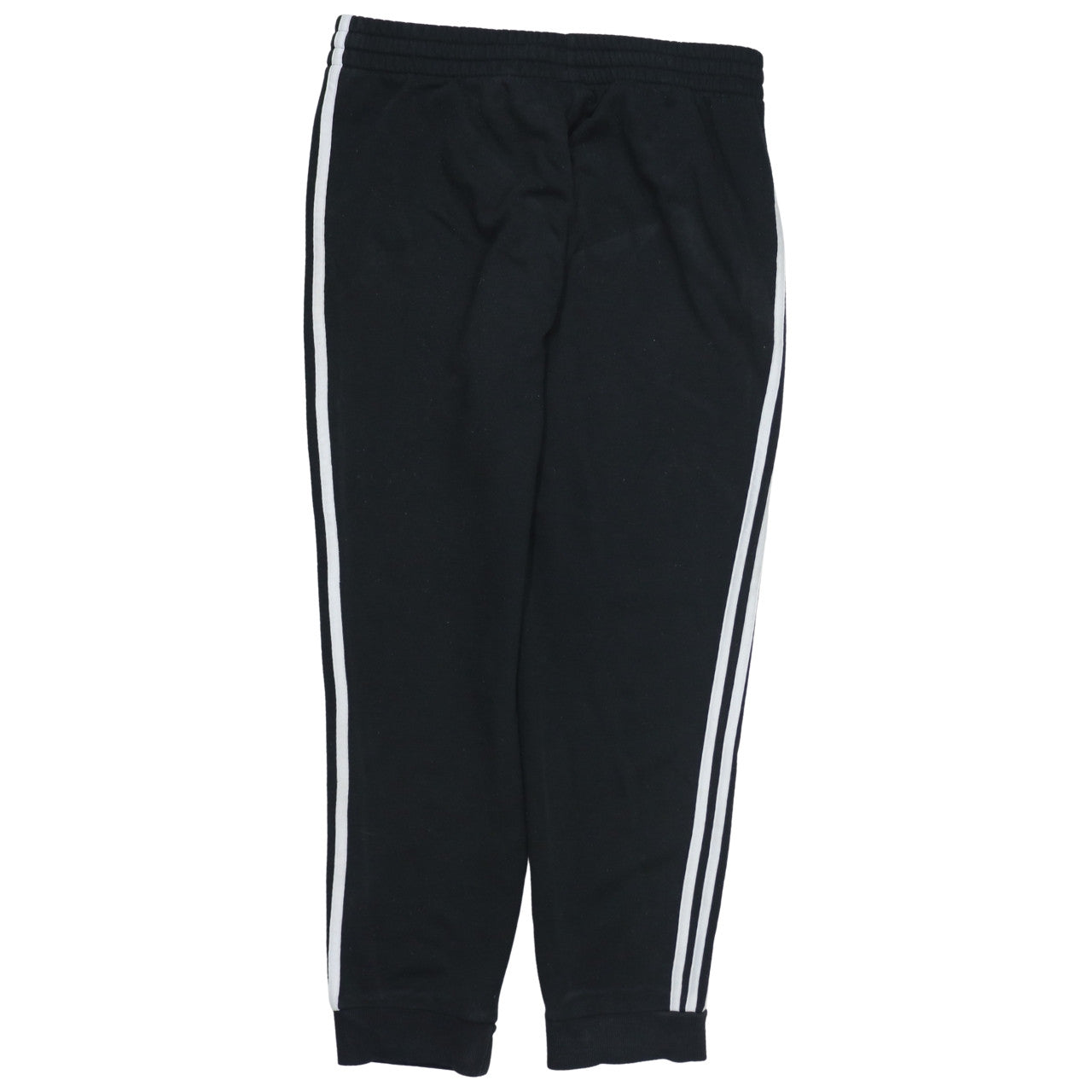 Adidas Men Black L Sweatpants Joggers with Logo & Stripes