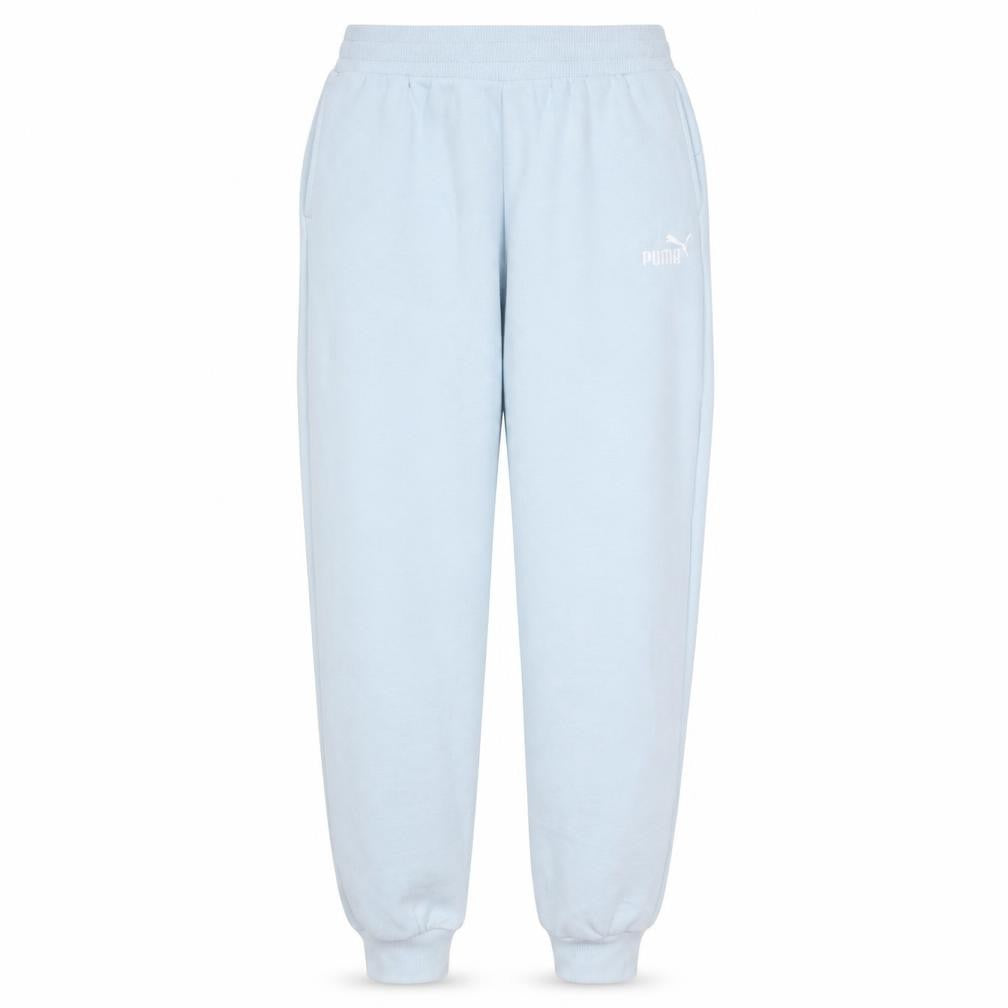 Puma Women Blue Fleece Sweatpants M Regular Fit Casual Sports