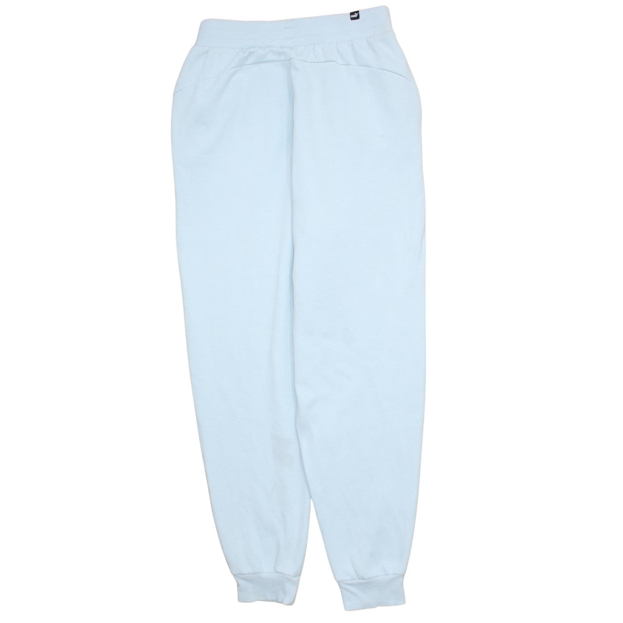 Puma Women Blue Fleece Sweatpants M Regular Fit Casual Sports
