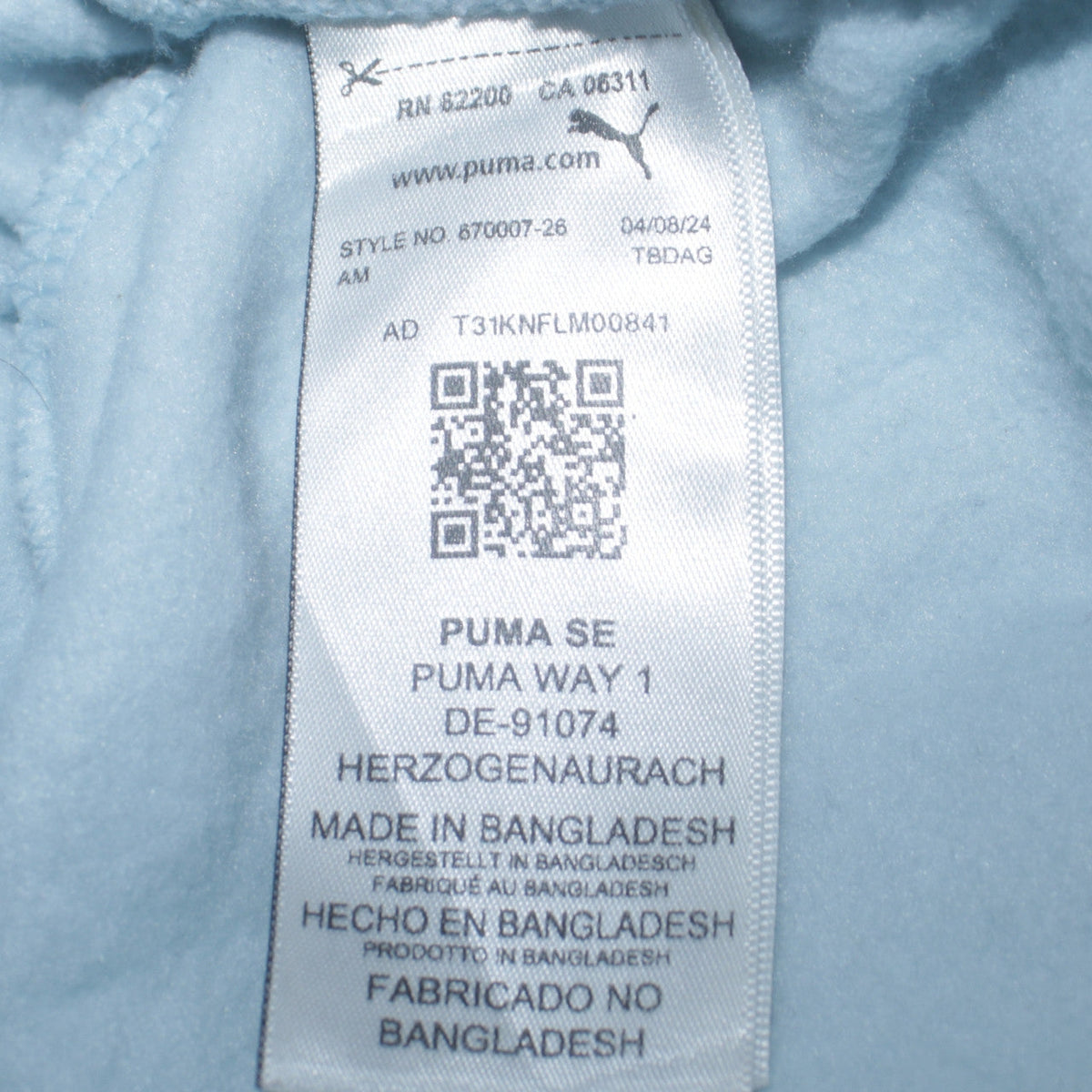 Puma Women Blue Fleece Sweatpants M Regular Fit Casual Sports