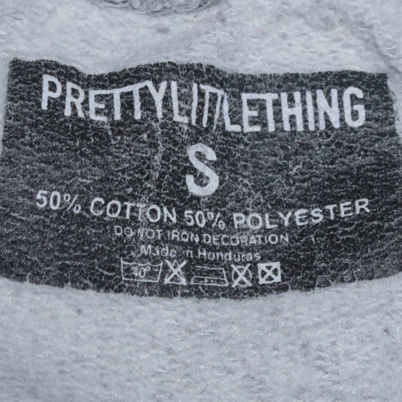 PrettyLittleThing Womens Grey Small California West Coast Sweatshirt