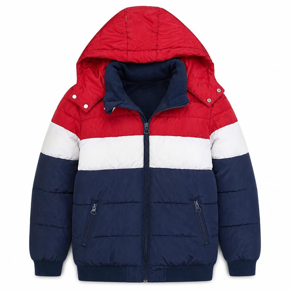 Levi’s Boys Multicoloured Hooded Puffer Jacket Size 14 Years Winter Coat