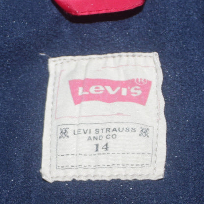 Additional view of Levi’s boys’ multicoloured hooded puffer jacket, size 14, years winter coat