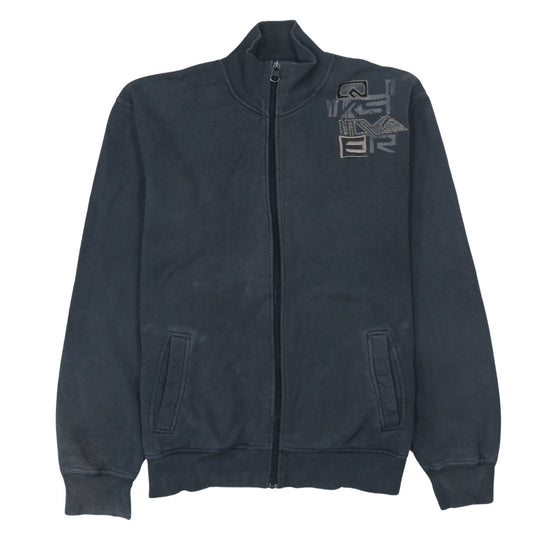 Quiksilver Men's Black 2XL Track Jacket Full Zip Cotton Fleece