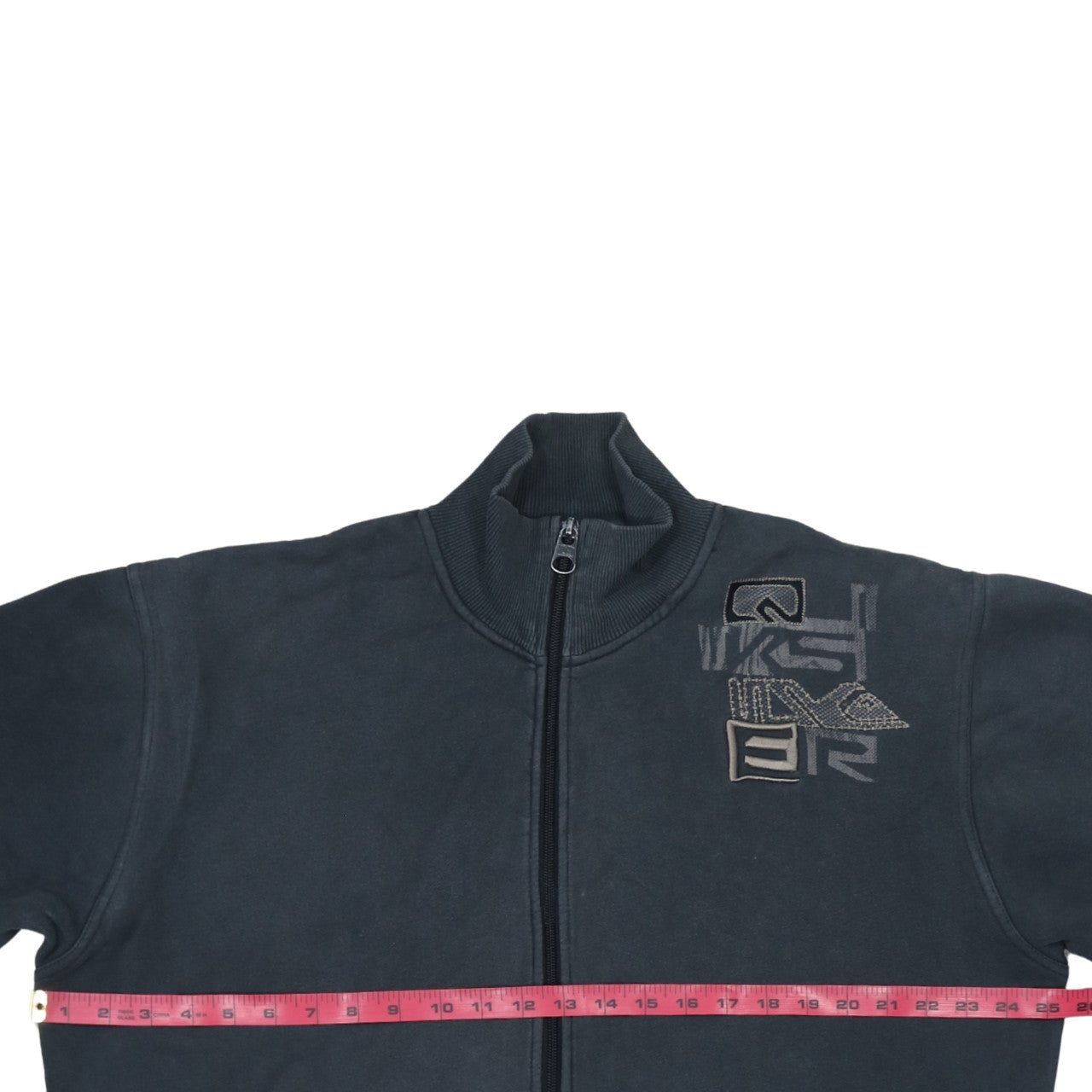 Quiksilver Men's Black 2XL Track Jacket Full Zip Cotton Fleece