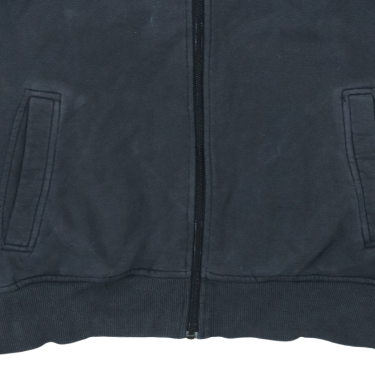 Quiksilver Men's Black 2XL Track Jacket Full Zip Cotton Fleece