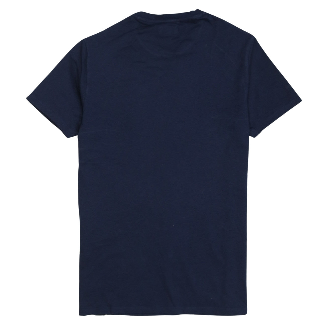 Armani Jeans Men's Navy Blue Small Crew Neck Cotton T-Shirt